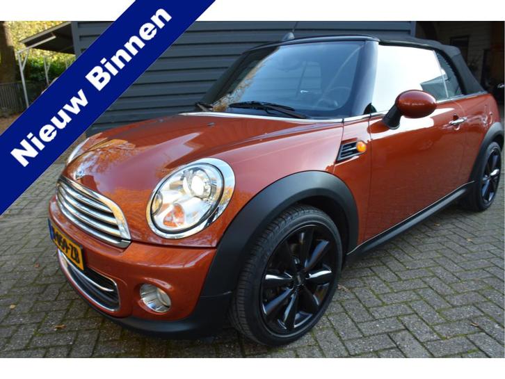 MINI Cabrio 1.6 Cooper Pepper PDC Cruise Control Xenon, Auto's, Mini, Te koop, Cabrio, ABS, Airbags, Airconditioning, Alarm, Boordcomputer