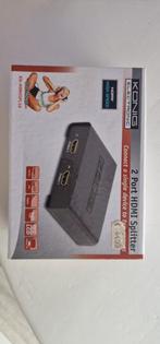 König Electronic 2-Poorts HDMI Splitter - Nieuw, Audio, Tv en Foto, Audiokabels en Televisiekabels, Ophalen of Verzenden, Nieuw