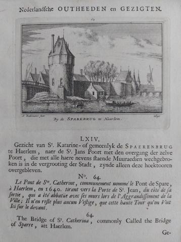 64 / Sparebrug of Katharinebrug Haarlem 1e druk uit 1732 beschikbaar voor biedingen