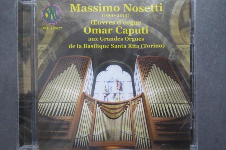 2Cd orgel: Massimo Nosetti, Omar Caputi en Domenico Severin, Cd's en Dvd's, Cd's | Klassiek, Nieuw in verpakking, Kamermuziek