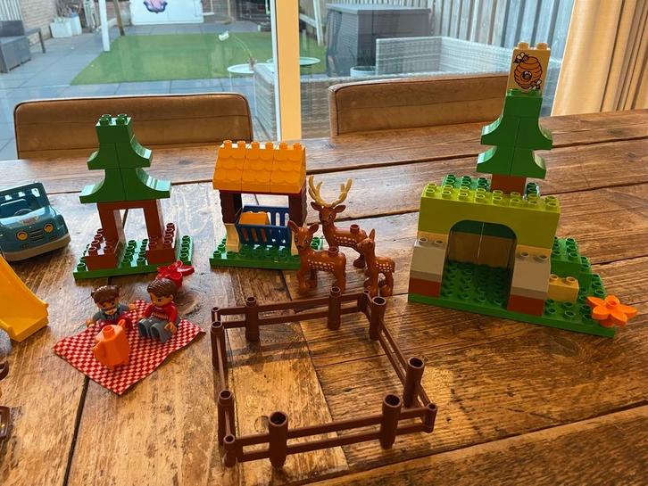 Grote Duplo verzameling: Bos, Brandweer, Winnie Pooh!, Kinderen en Baby's, Speelgoed | Duplo en Lego, Gebruikt, Duplo, Complete set