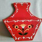 Koffiefilterhouder,Retro,Hout,1960,Rood,koffie,Vintage,oma, Ophalen of Verzenden, Zo goed als nieuw