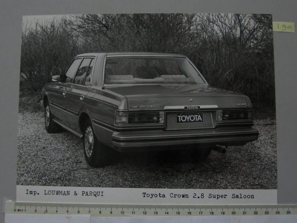 TOY 190 Toyota Crown 2.8 Super Saloon, persfoto, Ophalen of Verzenden, Zo goed als nieuw, Toyota