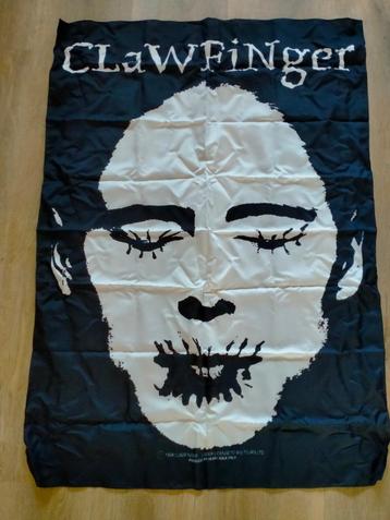  Clawfinger the Truth 1994 vintage logo vlag rapcore band beschikbaar voor biedingen