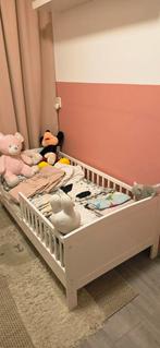 Peuterbed met matras, dekbed en beddengoed, Ophalen, 70 tot 85 cm, 140 tot 160 cm, Zo goed als nieuw