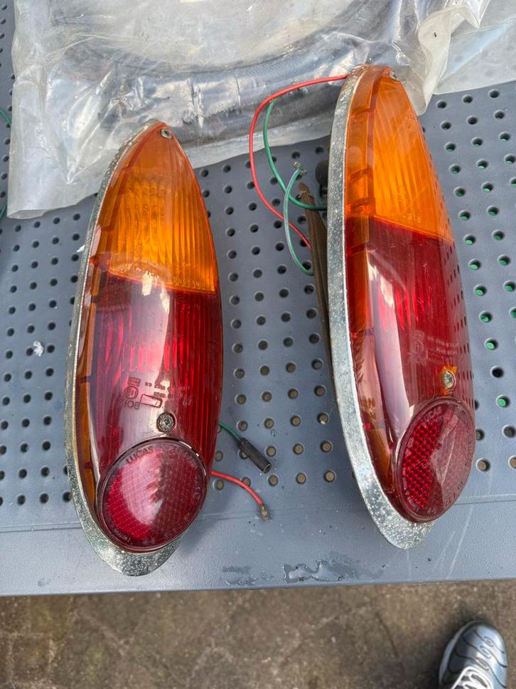 Lucas 7108 Achterlichten - Triumph, MG, Austin-Healey, Auto-onderdelen, Verlichting, Triumph, Gebruikt, Ophalen of Verzenden