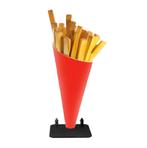 patatzak 180 cm - frietzak polyester verrijdbaar, Ophalen, Reclamebord, HorecaBeelden, Nieuw
