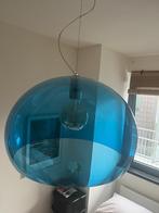 Kartell FL/Y hanglamp blauw, Huis en Inrichting, Lampen | Hanglampen, Ophalen, Gebruikt, Kunststof, 50 tot 75 cm