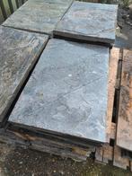 Leisteen tegels 40x60cm - 18m2 terras, Gebruikt, Ophalen of Verzenden, Terrastegels, Natuursteen