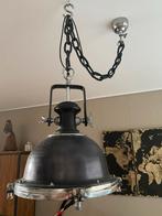 Industriële hanglamp, metaal, Ophalen of Verzenden, Gebruikt, Metaal, 50 tot 75 cm