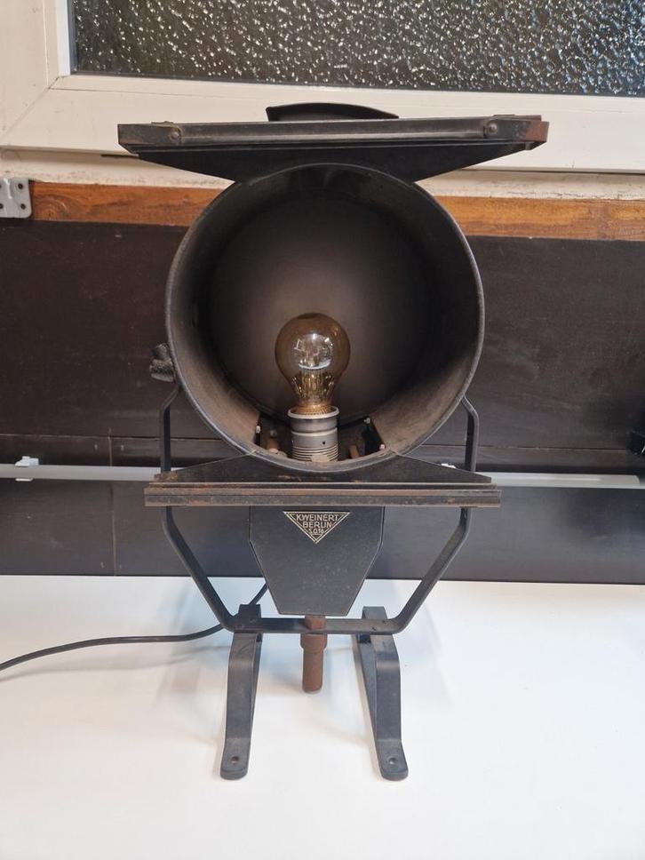 Theaterlamp spotlight K. Weinert S.O. 36, Antiek en Kunst, Antiek | Lampen, Ophalen