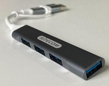 Sitecom USB A/C Hub/Splitter (ACN5001, 1>4x USB A|480MB/5GB) beschikbaar voor biedingen
