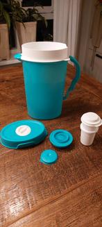 Eco waterfilterkan, tupperware 2,1 liter, Ophalen of Verzenden, Beker of Kan