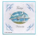 3D kaart Diverse 1  fijne vakantie, Ophalen of Verzenden, Nieuw, Overige thema's