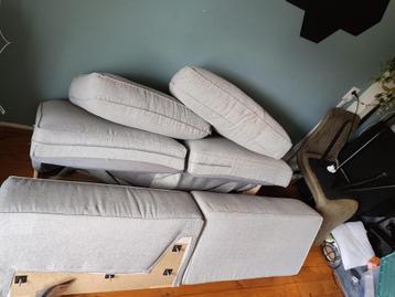 KIVIK 2-zitsbank - grijs + gratis Blad voor armleuning - afbeelding 6