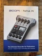 Zoom Podtrak P4 podcast recorder, Verzenden, Zo goed als nieuw, Minder dan 5 kanalen