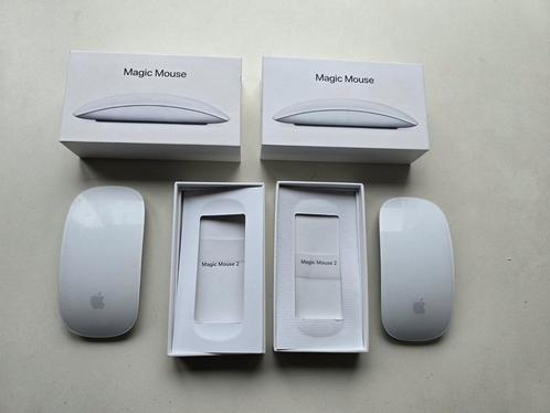 Apple magic mouse 2 in doos in nette staat - 2 x beschikbaar, Computers en Software, Muizen, Ophalen of Verzenden