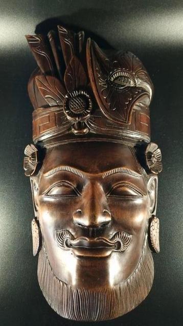 Houten masker Indonesië Bali  beschikbaar voor biedingen