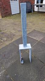 Ijzeren constructie voor paal bevestiging, Ophalen of Verzenden