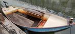 Grachtenboot met elektrische motor opknapper, Watersport en Boten, Ophalen, Gebruikt, Elektrisch, Tot 10 pk