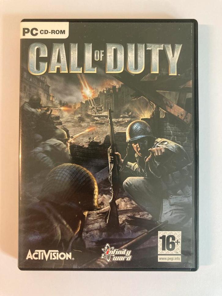 Call of Duty, 2003 / 2x PC CD-ROM, Spelcomputers en Games, Games | Pc, Gebruikt, Shooter, 1 speler, Vanaf 18 jaar, Ophalen of Verzenden