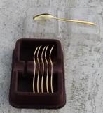 6 vergulde Theelepels Keltum 18/8 van NELLE 1990 Perlé Gold, Huis en Inrichting, Ophalen of Verzenden, Nieuw, Overige stijlen