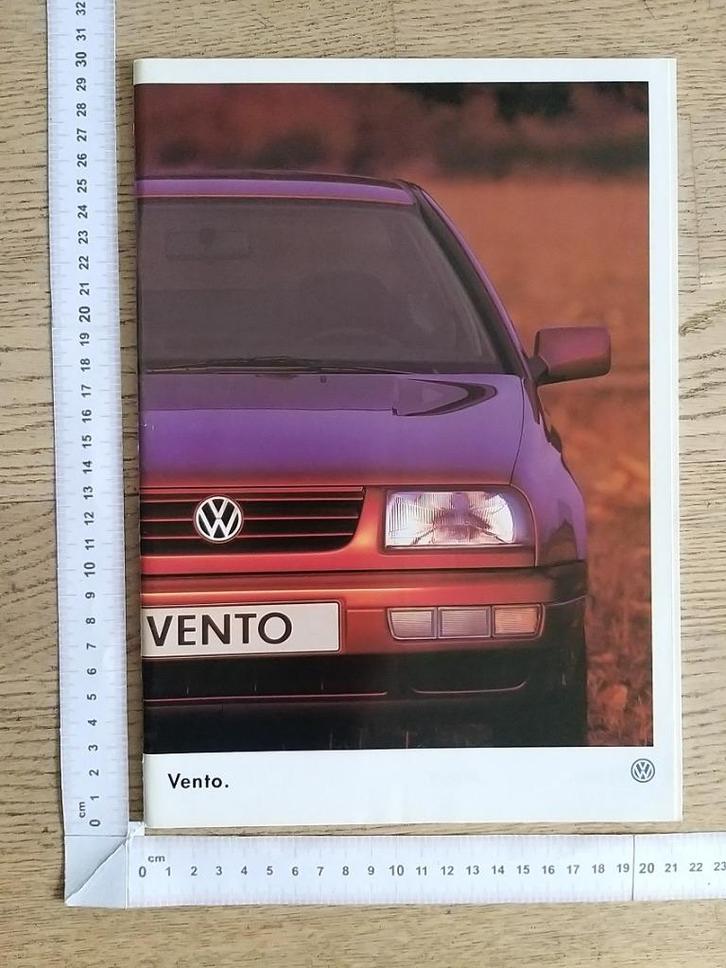 Volkswagen Vento, brochure 1997, Boeken, Auto's | Folders en Tijdschriften, Gelezen, Volkswagen, Ophalen of Verzenden