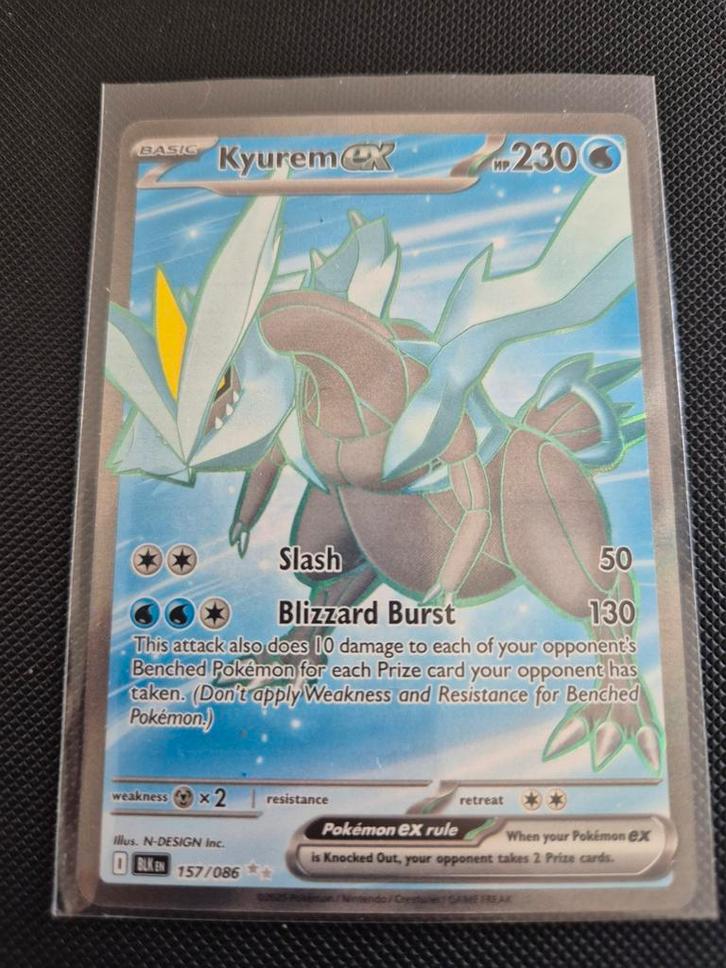 157 Kyurem Black Bolt Pokemon TCG, Hobby en Vrije tijd, Verzamelkaartspellen | Pokémon, Zo goed als nieuw, Ophalen of Verzenden