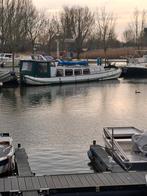 Skütsje platbodem 14meter x 3meter, Ophalen, Gebruikt, Staal, Diesel