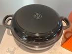 Nieuwe Le Creuset braadpan 2 in 1 Oyster 26 cm in de doos, Gietijzer, Nieuw, Ophalen of Verzenden, Keramische plaat