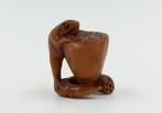 Kleine netsuke van kikker, Antiek en Kunst, Verzenden