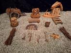 Handgemaakte Kerststal Decoratie kerst hout, Diversen, Kerst, Ophalen of Verzenden
