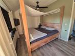 Goossens teakhouten bed, Huis en Inrichting, Slaapkamer | Bedden, Ophalen, Tweepersoons, Zo goed als nieuw, 180 cm