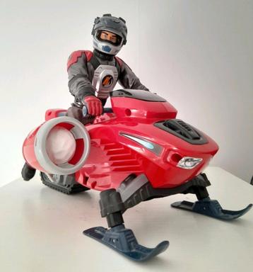 Action Man Snowbal Mobile Fire Polar Scooter + Rijder beschikbaar voor biedingen