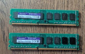 2x Atermiter 8GB DDR3 1600Mhz RAM beschikbaar voor biedingen