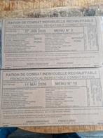 Franse RCIR (MRE) Menu 3 & 10 (24 Hrs rantsoen), Ophalen of Verzenden, Overige soorten, Overige gebieden, Overige typen