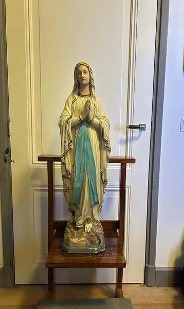 Prachtig kerkbeeld van Maria Lourdes, 85 cm hoog beschikbaar voor biedingen