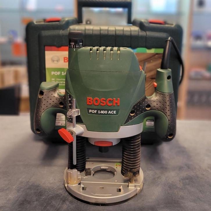 Bosch POF 1400 Ace Bovenfreesmachine - In Nette Staat, Doe-het-zelf en Verbouw, Gereedschap | Overige machines, Zo goed als nieuw