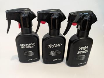 Diverse Lush Cosmetics bodyspray samples (5-10-20 ml) beschikbaar voor biedingen