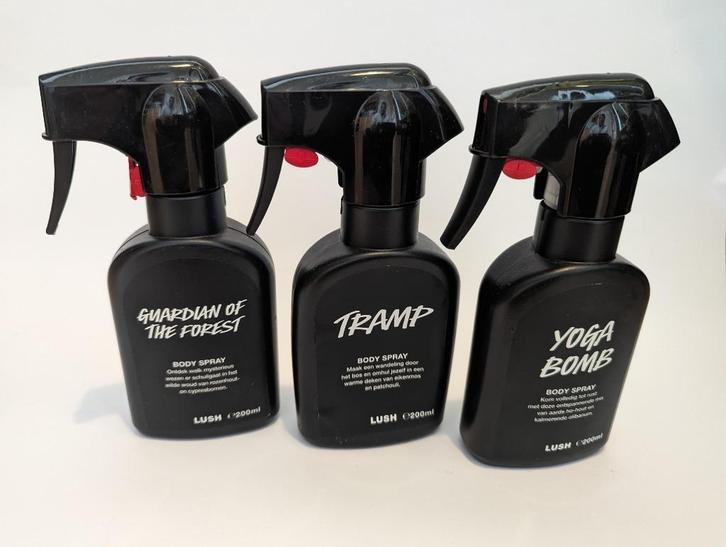 Diverse Lush Cosmetics bodyspray samples (5-10-20 ml), Sieraden, Tassen en Uiterlijk, Uiterlijk | Parfum, Nieuw, Ophalen of Verzenden