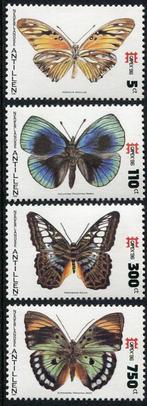 Nederlandse antillen nvph nrs. 1122/1125 Postfris vlinders, Verzenden, Postfris