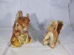 twee oude knuffel-eekhoorntjes van het merk Steiff, Antiek en Kunst, Antiek | Speelgoed, Ophalen of Verzenden