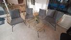 Tuinset bamboe look, Ophalen, 4 zitplaatsen, Tuinset, Bank