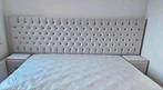 NIEUW velours hoofdbord met 2 nachtkastjes, Huis en Inrichting, Slaapkamer | Bedden, Modern, romantisch, landelijk, Ophalen of Verzenden