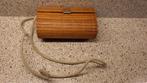 mooie houten tas, Sieraden, Tassen en Uiterlijk, Tassen | Damestassen, Ophalen of Verzenden, Zo goed als nieuw, Bruin, Overige typen