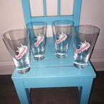 Appelsientje glazen 4 stuks, Ophalen, Glas of Glazen, Gebruikt, Glas