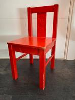 Ikea rode houten stoeltje. Kritter kinderstoel, Ophalen, Gebruikt, Stoel(en)