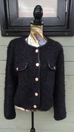 Zara tweed jasje zwart (42/44), Kleding | Dames, Verzenden, Maat 42/44 (L), Nieuw, Jasje