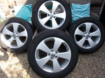 OPEL MOKKA 17 INCH MET ZOMERBANDEN ORIGINEEL 8 MM PROFIEL beschikbaar voor biedingen