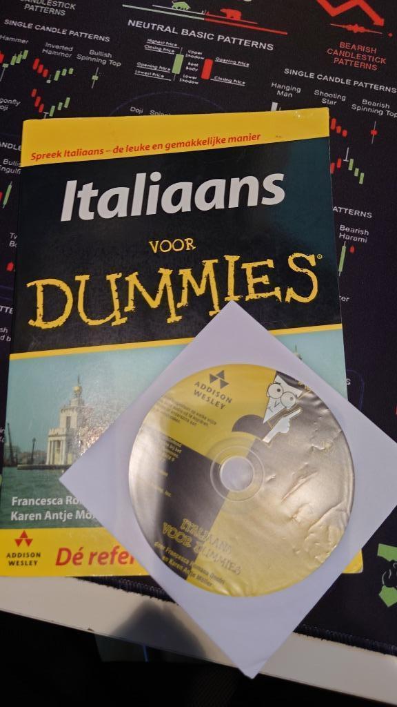 Italiaans voor dummies + audio CD, Boeken, Advies, Hulp en Training, Zo goed als nieuw, Ophalen of Verzenden